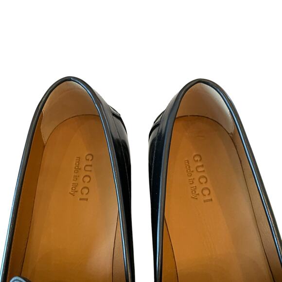 Gucci Interlocking G Loafer Millennial Ribot Black Mens 12 | US 12.5 New main image 5